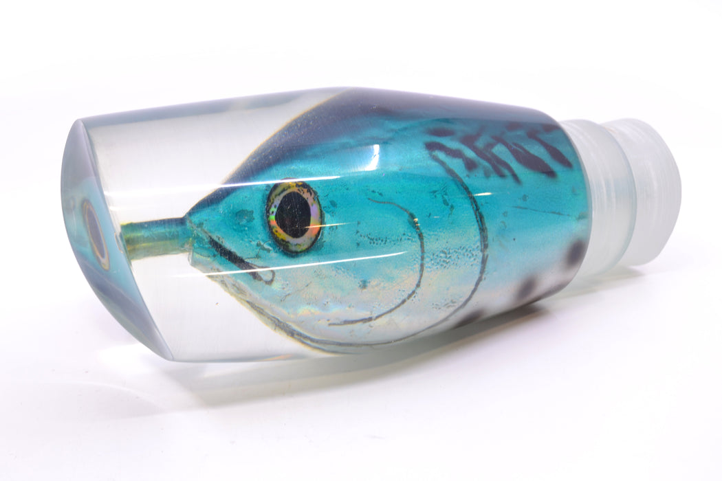 Ali'i Kai Lures Bonito Black-Turquoise-Silver Fish Head #1 Torta Teaser 28.5oz