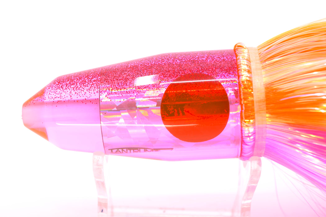TANTRUM Lures Pink Rainbow Red Back Medium Bullet 9" 7oz Strobez Orange-Pink GZE