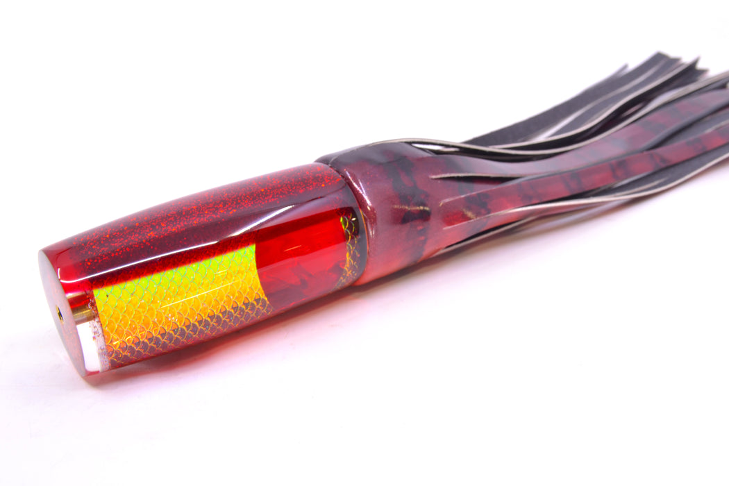 Koya Lures Rainbow Scale Red Back Red Eyes Hard Head 12" 7oz FT Vinyl