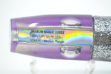 Marlin Magic White Awabi Pearl Purple Back Doll Eyes Medium Plunger 10" 7.7oz Skirted
