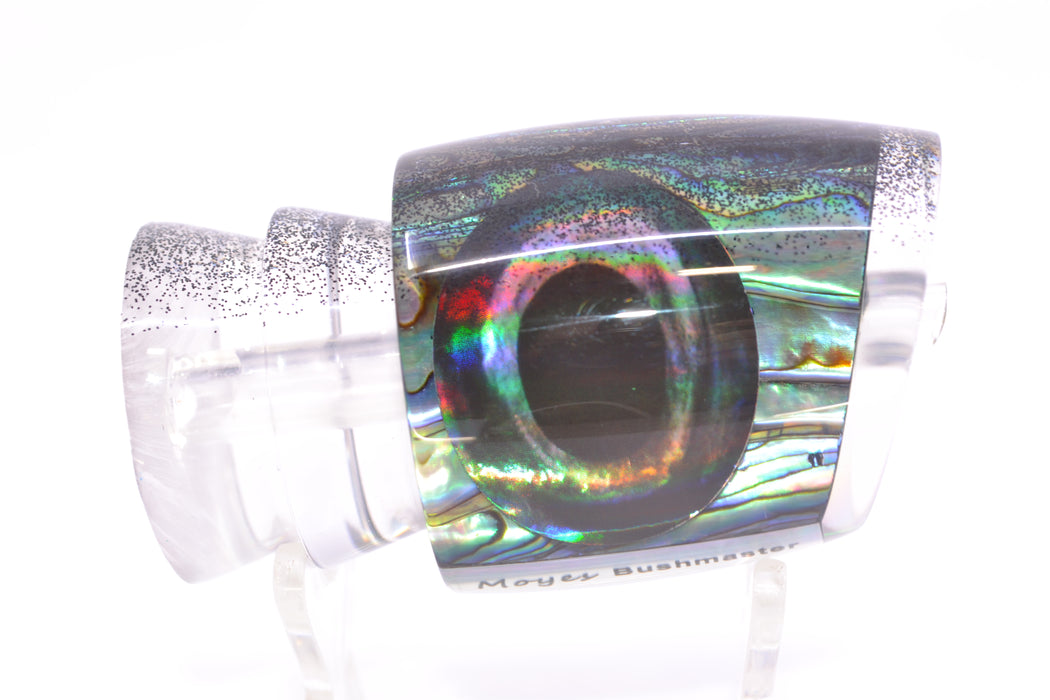 Moyes Lures Blue-Purple Abalone Black Back Taxi Eyes Bushmaster 12" 5.5oz