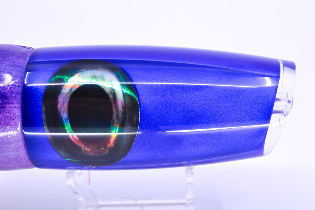 Moyes Lures Purple Pearl Taxi Eyes Large Plunger 14" 11oz FT Vinyl Purple Eclipse