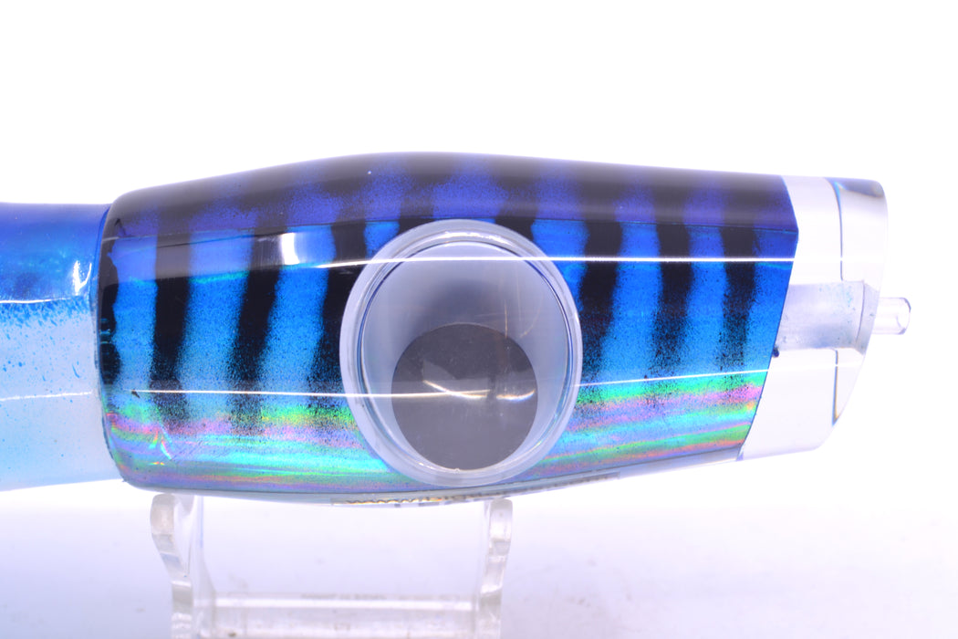 Big T Lures Blue-Silver Rainbow Mackerel Leopard 12" 10.7oz Skirted Blue-White GZE