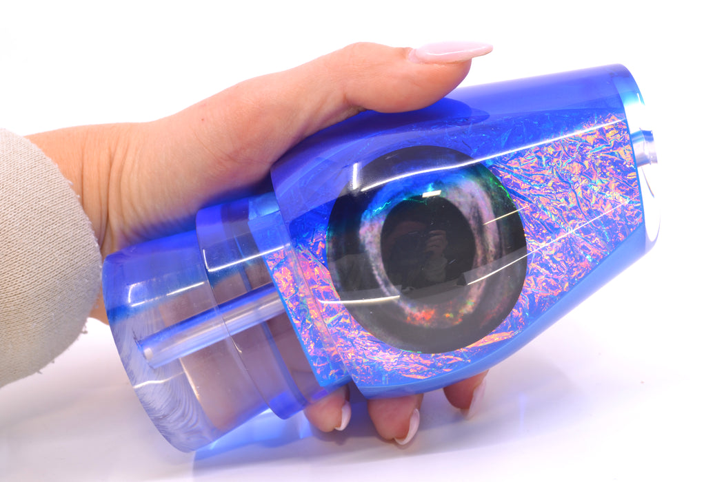 Moyes Lures Blue-Pink Dichro Blue Back Taxi Eyes Sumo Teaser 22oz GZE