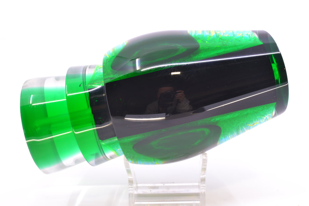 Moyes Lures Green Dichro Green Back Taxi Eyes Sumo Teaser 22oz GZE