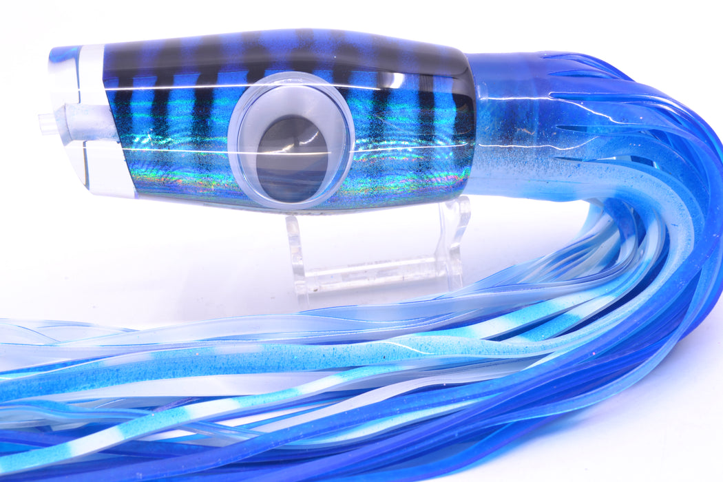 Big T Lures Blue-Silver Rainbow Mackerel Leopard 12" 10.7oz Skirted Blue-White GZE