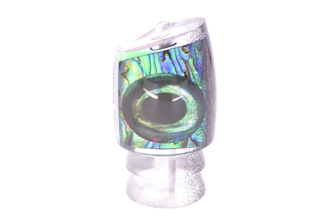 Moyes Lures Blue-Purple Abalone Black Back Taxi Eyes Bushmaster 12" 5.5oz