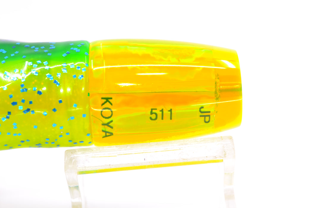 Koya Lures Yellow Rainbow JP 511 9" 4oz Skirted Mahi GZE