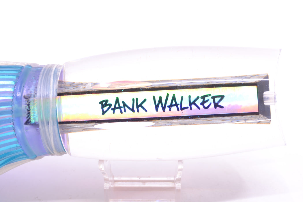 Bonze Lures/Grander Marlin Tackle Bankwalker + D-Flap Teaser Combo Purple-White-Ice Blue