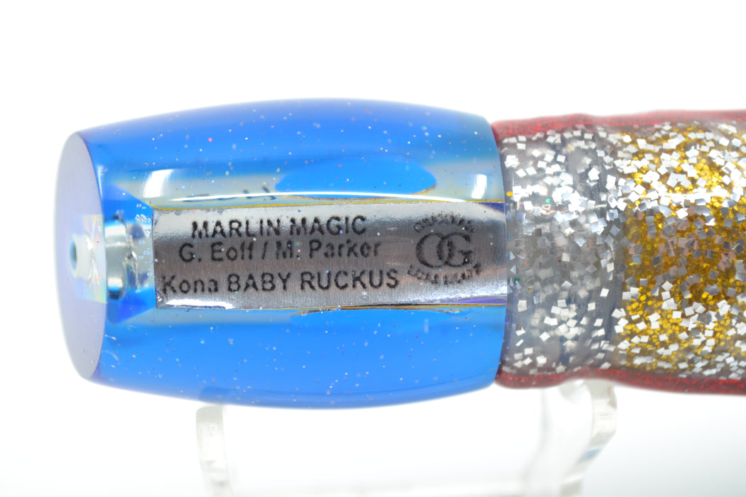 Marlin Magic Golden MOP Blue Back Red Eyes Baby Ruckus 10" 6.5oz Skirted Evil