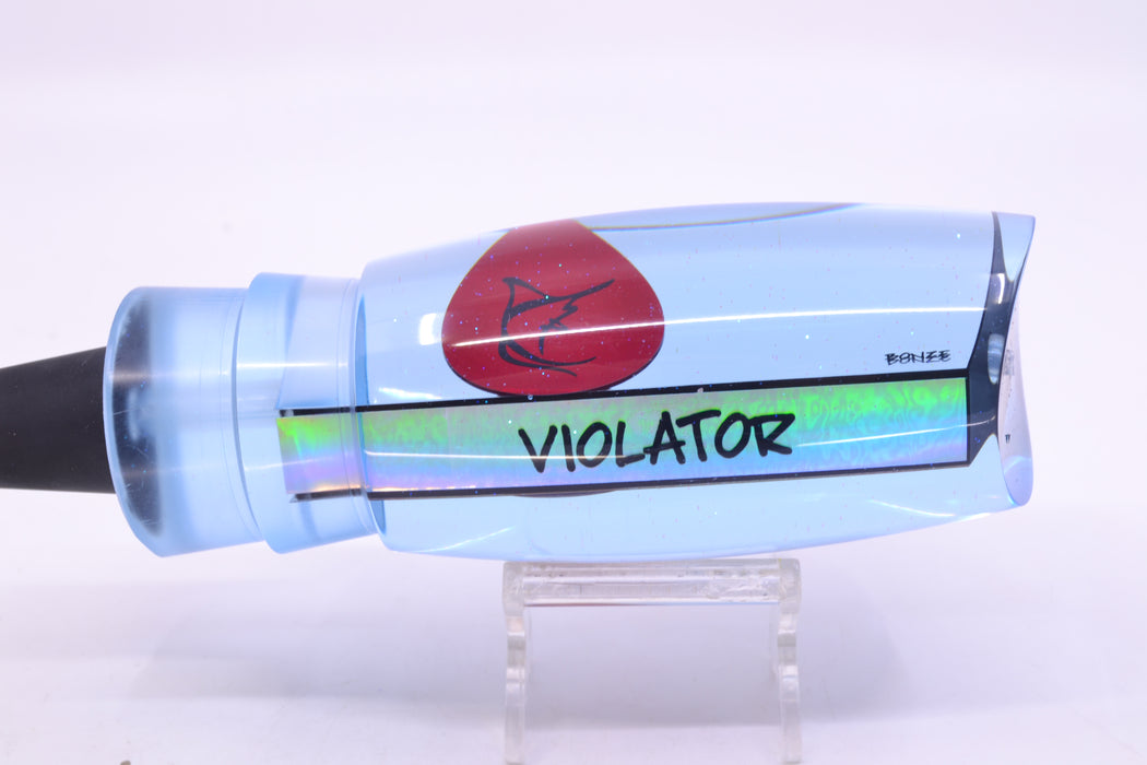 Bonze Lures Ice Blue Mirrored Red Eyes Violator 14" 12.5oz
