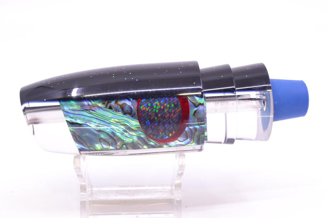 TANTRUM Lures Abalone Shell Black Back Large Plunger 12" 5.4oz