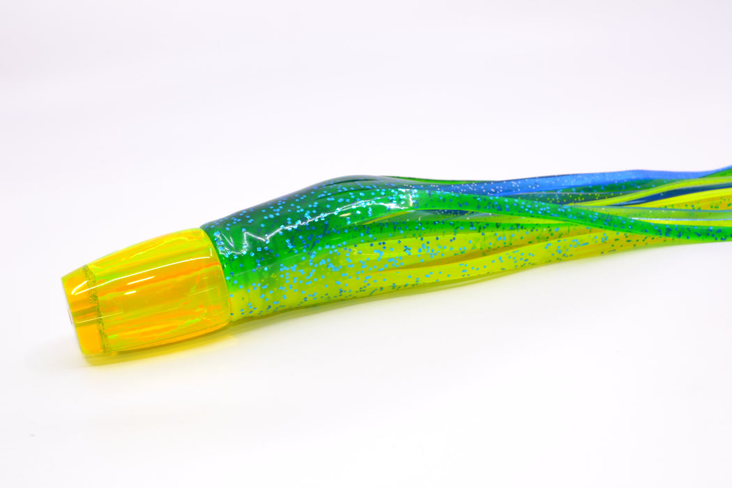 Koya Lures Yellow Rainbow JP 511 9" 4oz Skirted Mahi GZE