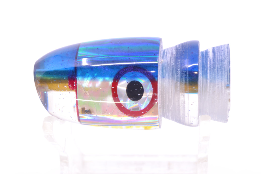 Bomboy Lures White Abalone Blue Back Ahi Bomb 9" 2.5oz