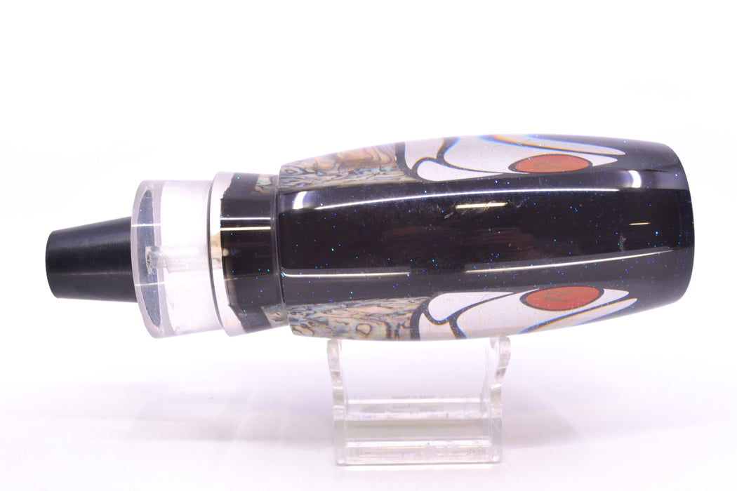 Bonze Lures Hydra Silver-Paua Fish Red Eyes Violator 14" 12.5oz