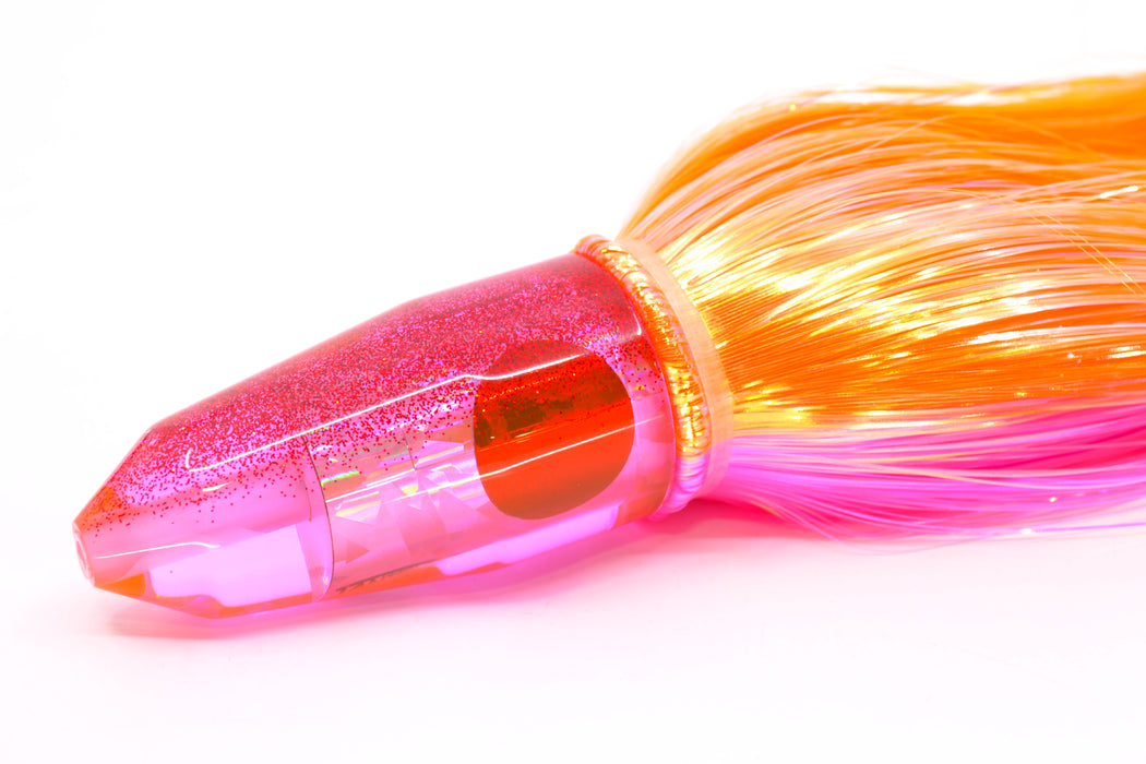 TANTRUM Lures Pink Rainbow Red Back Medium Bullet 9" 7oz Strobez Orange-Pink GZE