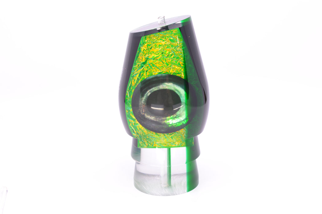 Moyes Lures Green Dichro Green Back Taxi Eyes Sumo Teaser 22oz GZE