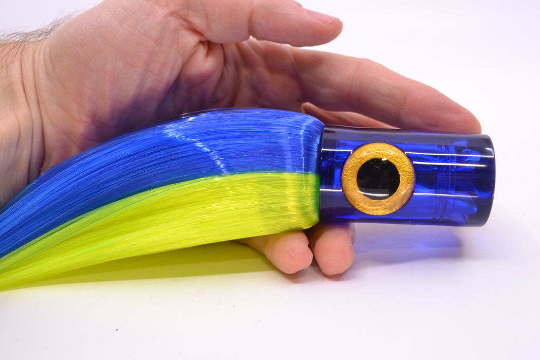 Iland Lures Blue-Chartreuse Hair Blue Head Iland Express 10.5" 3oz EX221-BL/CH
