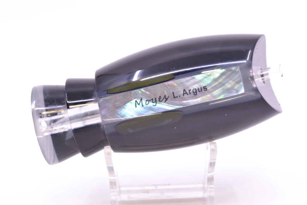 Moyes Lures Silver Pearl Black Back Taxi Eyes Large Argus 14" 6.5oz