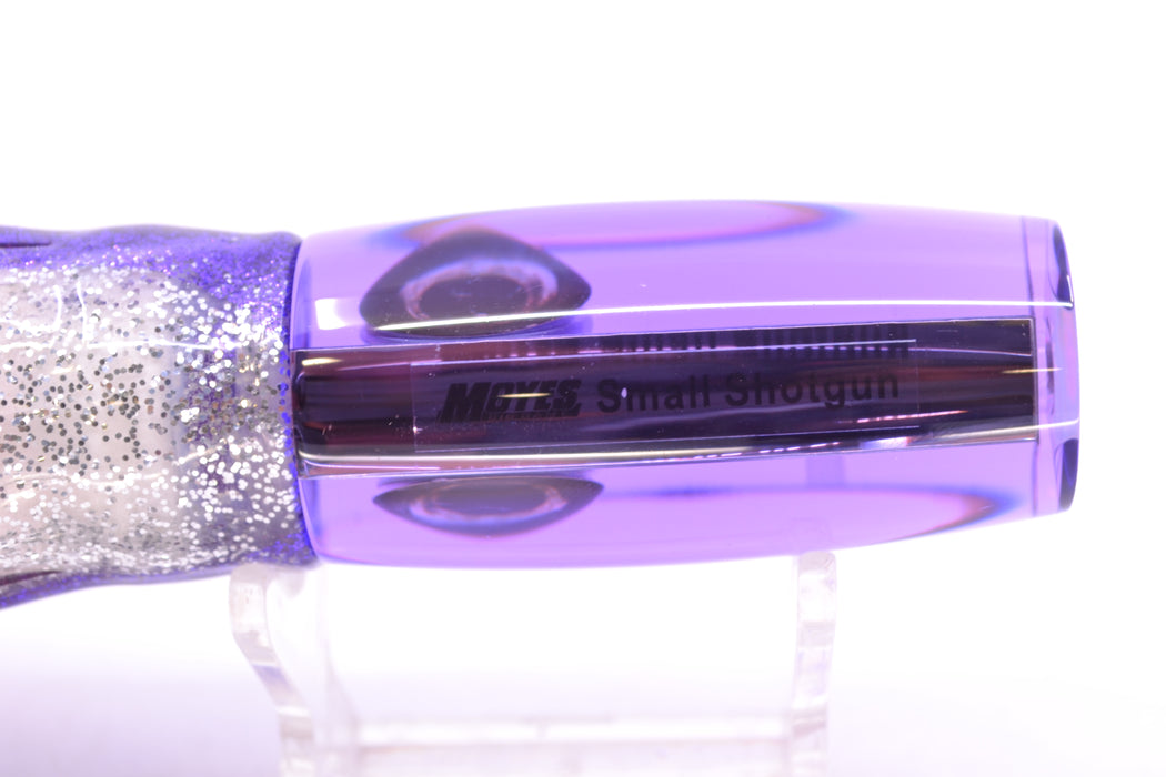 Moyes Lures Purple Mirrored Taxi Eyes Small Shotgun 9" 4oz Skirted Purple-Silver GZE