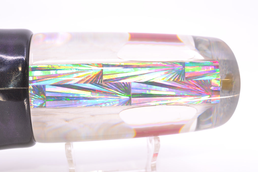 Koya Lures White Angel Wing MOP Red Eyes JP XL Lunger 16" 15oz FT Vinyl Purple Drip GZE