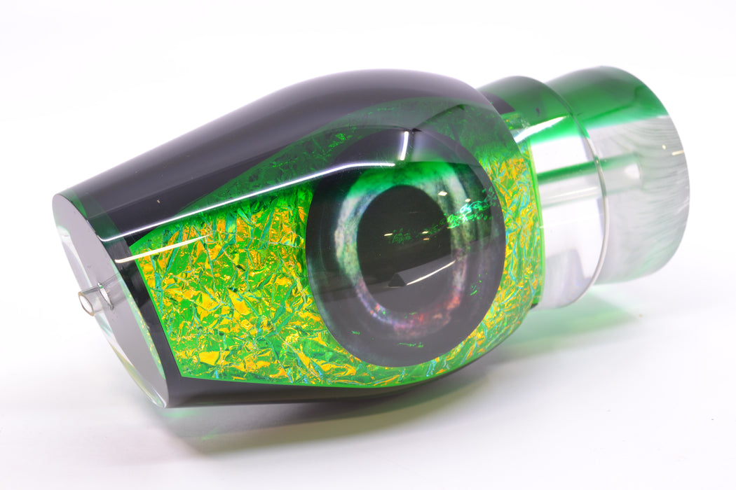 Moyes Lures Green Dichro Green Back Taxi Eyes Sumo Teaser 22oz GZE