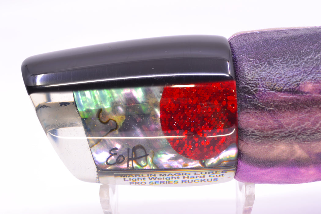 Marlin Magic Pro Series Blue-Purple Abalone Black Back Ruckus 12" 7.8oz ALV Vinyl Skipjack