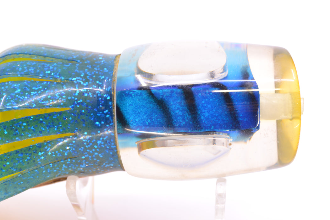 Big T Lures Blue Mackerel Short Nose Slant 12" 6oz Skirted New Pre-Owned GZE