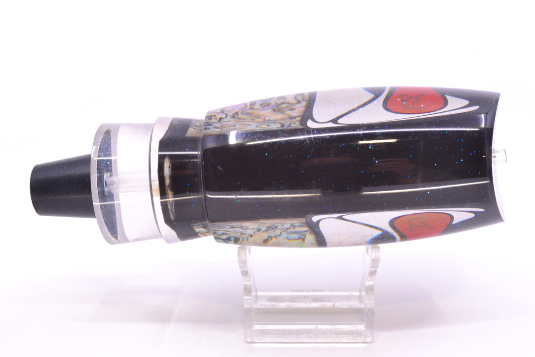 Bonze Lures Hydra Silver-Paua Fish Red Eyes Violator 14" 12.5oz