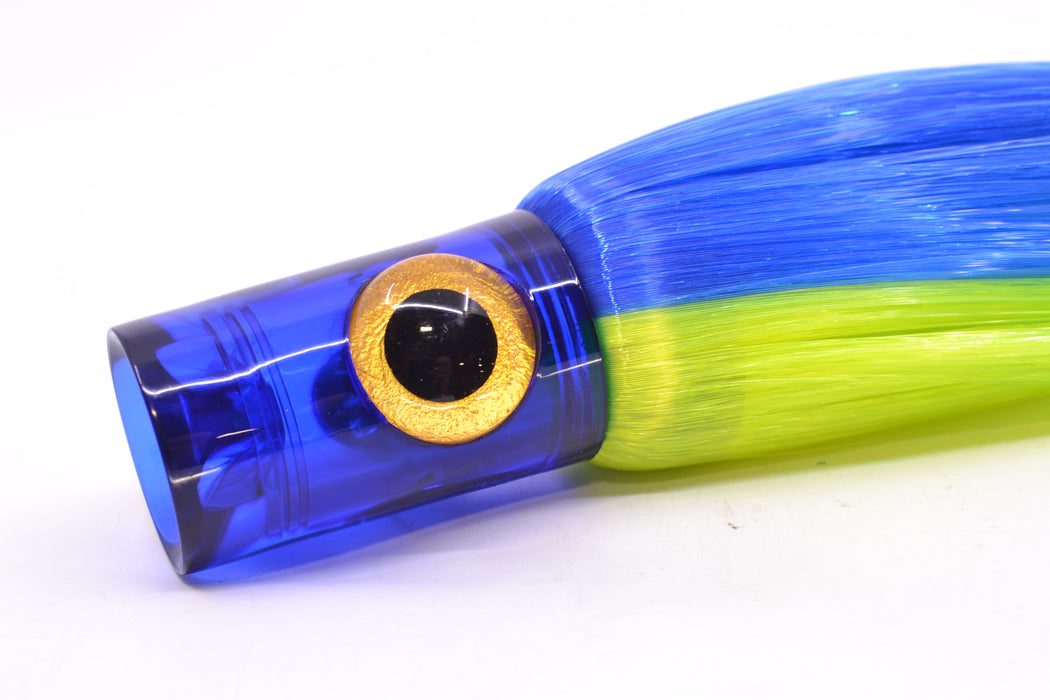 Iland Lures Blue-Chartreuse Hair Blue Head Iland Express 10.5" 3oz EX221-BL/CH