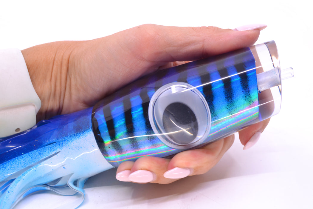 Big T Lures Blue-Silver Rainbow Mackerel Leopard 12" 10.7oz Skirted Blue-White GZE