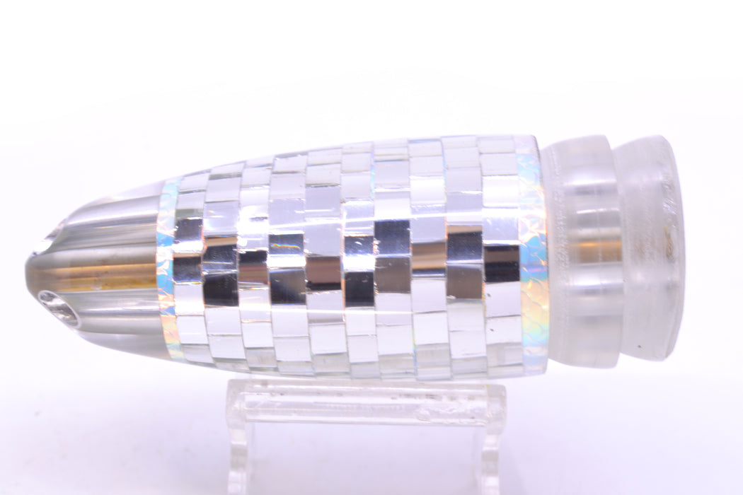 Ali'i Kai Lures Clear Mirrored Disco Ball Dreamliner Jet 12" 11oz