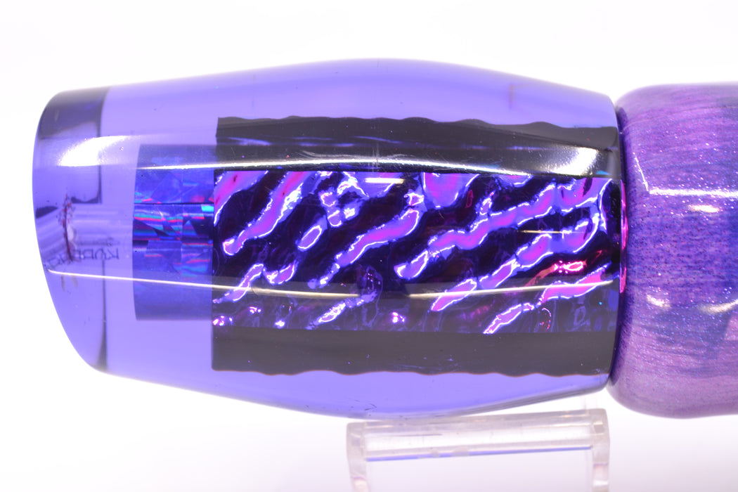 Aloha Lures Purple Rainbow Purple Dichro The Machine 16" 14oz FT Vinyl Purple Eclipse
