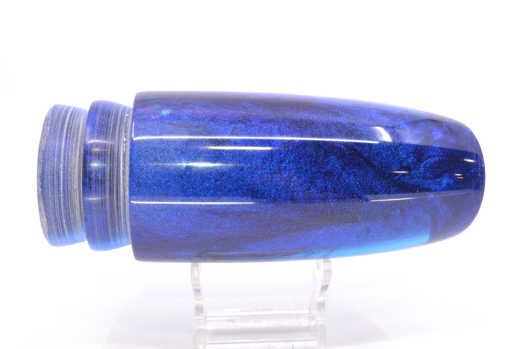 Ali'i Kai Lures Purple-Blue Shell Blue Back Fish Head XL Plunger 16" 14oz GZE