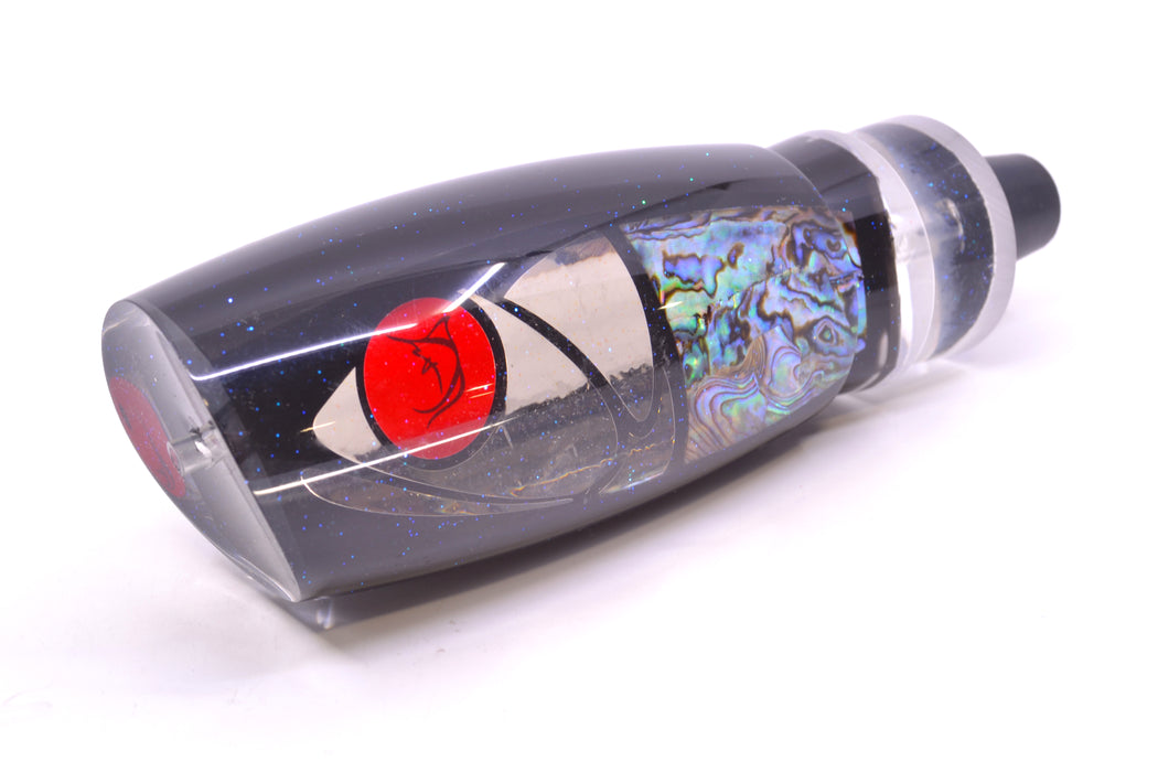 Bonze Lures Hydra Silver-Paua Fish Red Eyes Violator 14" 12.5oz