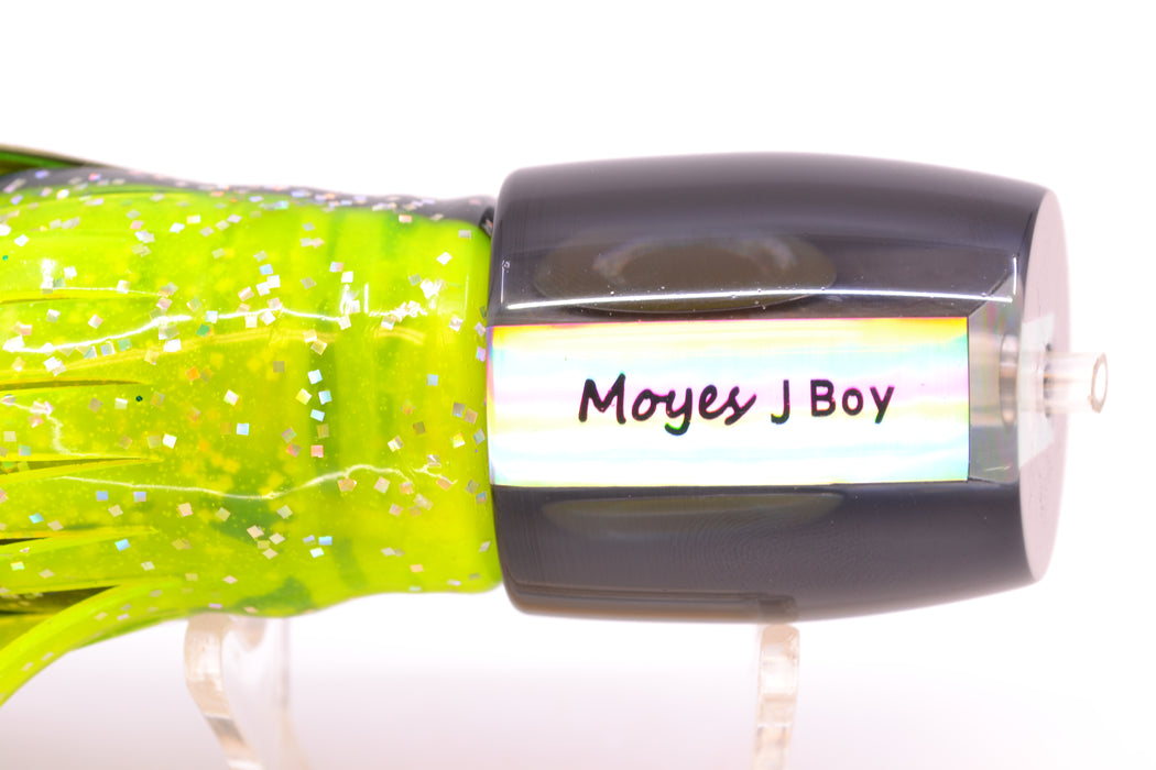 Moyes Lures Tahitian MOP Black Back Medium J-Boy 12" 7oz Skirted Magic Johnson