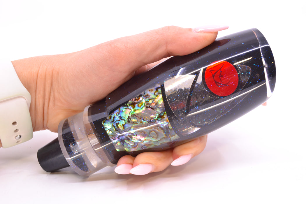 Bonze Lures Hydra Silver-Paua Fish Red Eyes Violator 14" 12.5oz