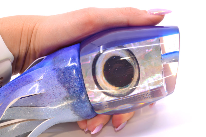 Marlin Magic White Awabi Blue Back Taxi Eyes XL Hibby 16" 16oz FT Vinyl Aku Revisited