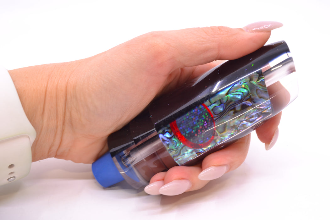 TANTRUM Lures Abalone Shell Black Back Large Plunger 12" 5.4oz