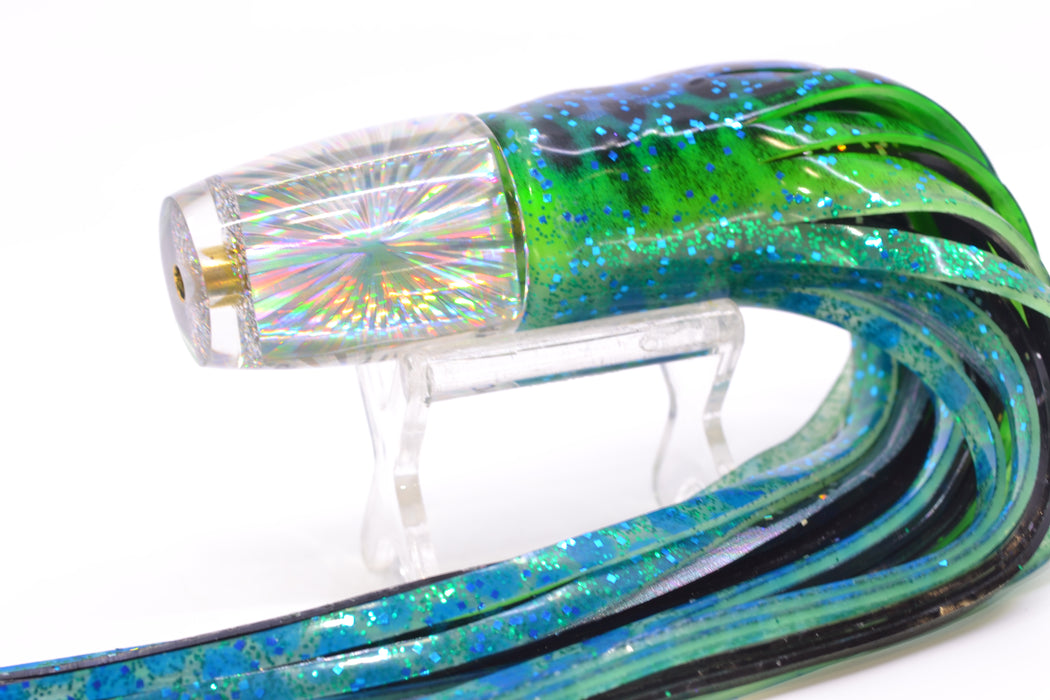 Koya Lures Silver Starburst JP 511 9" 4oz Skirted Electric Blue-Black GZE