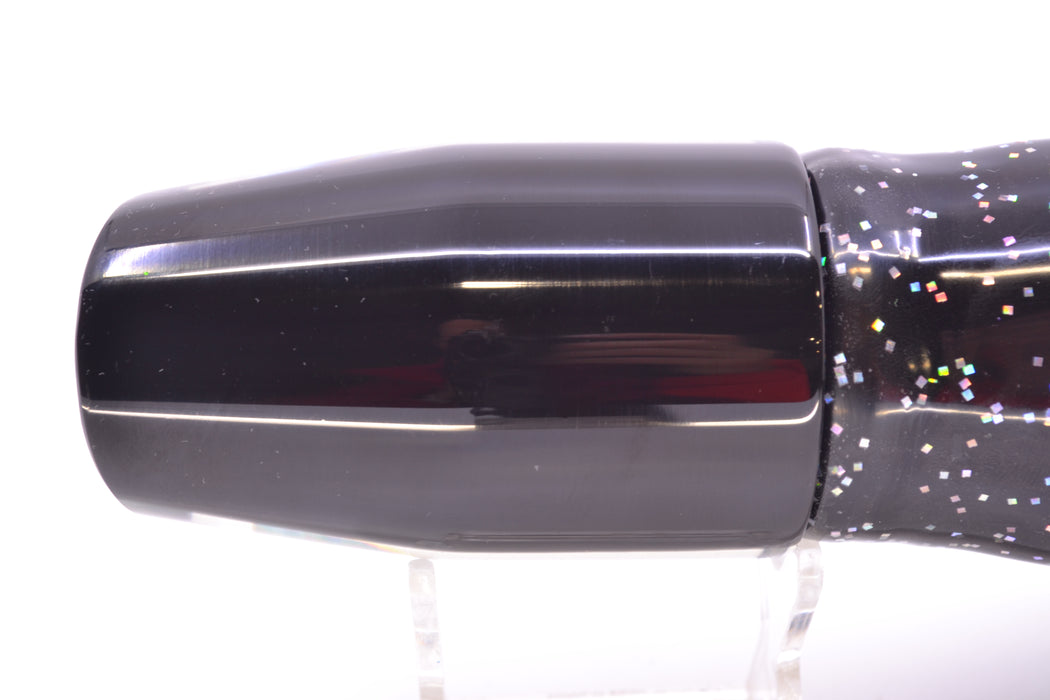 Marlin Magic Blue-Purple Abalone Black Back Taxi Eyes Big Dog 14" 12oz Skirted Black GZE