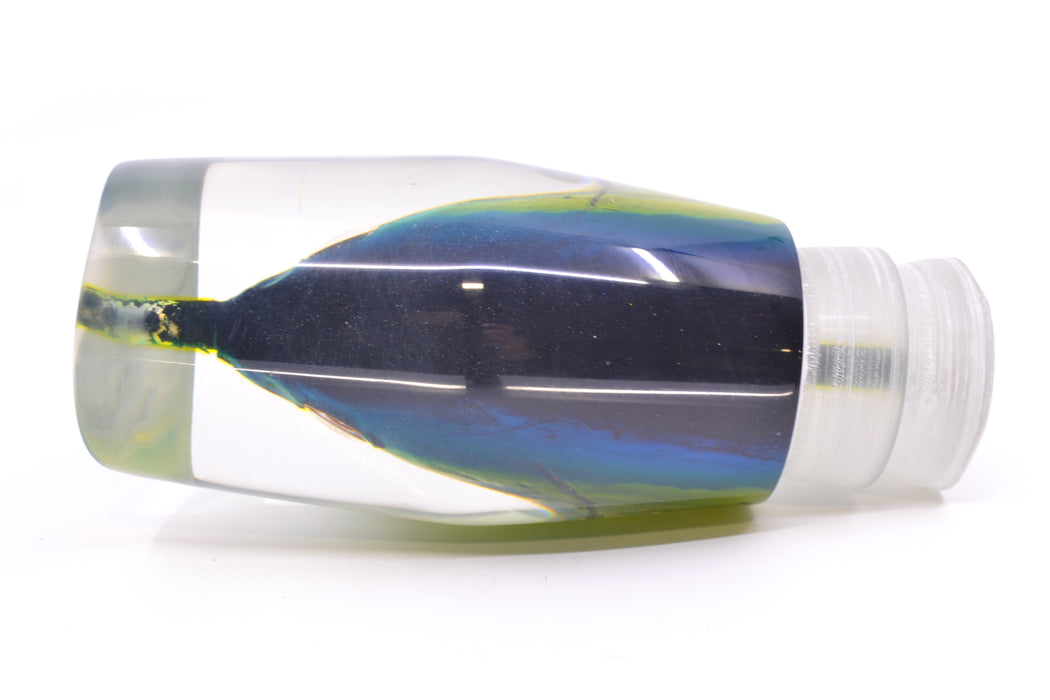 Ali'i Kai Lures Yellowfin Black-Blue-Yellow-Silver Fish Head #2 Torta Teaser 27.5oz