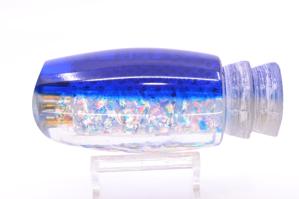 Coggin Lures Ice Rainbow Dichro Blue Back 4-Hole Tado Mauna Loa Scoop 12" 9oz