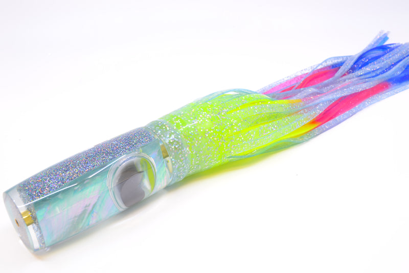 Koya Lures Ice Blue MOP Hard Head 12" 9oz Skirted Ice Blue/Rainbow