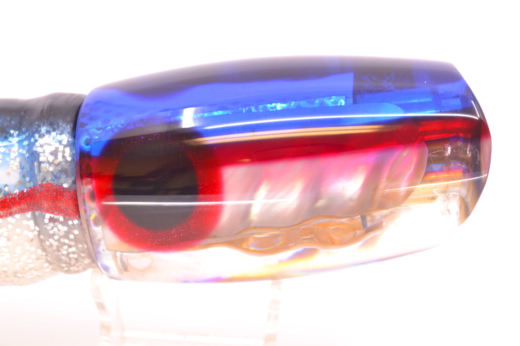 Coggin Lures Real Shell Blue-Red Back Tado Mauna Kea Scoop 14" 16oz Skirted
