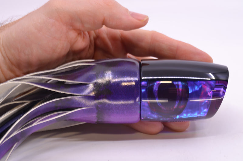 Moyes Lures Purple Awabi Black Back Taxi Eyes Hannibal 14" 8oz FT Vinyl Grape Juice