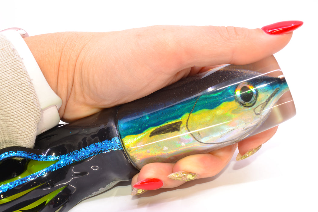 Ali'i Kai Lures Shibi/Yellowfin Medium Hard Head 12" 9oz Skirted Yellowfin GZE