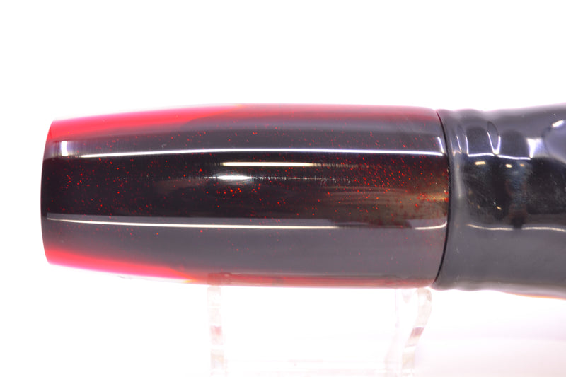 Ali'i Kai Lures Red Opelu Black-Red Back Medium Hard Head 12" 9oz Skirted Black-Red