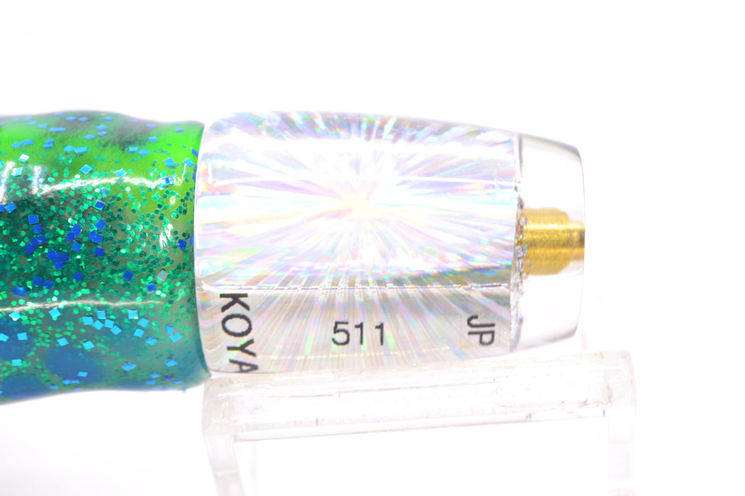 Koya Lures Silver Starburst JP 511 9" 4oz Skirted Electric Blue-Black GZE