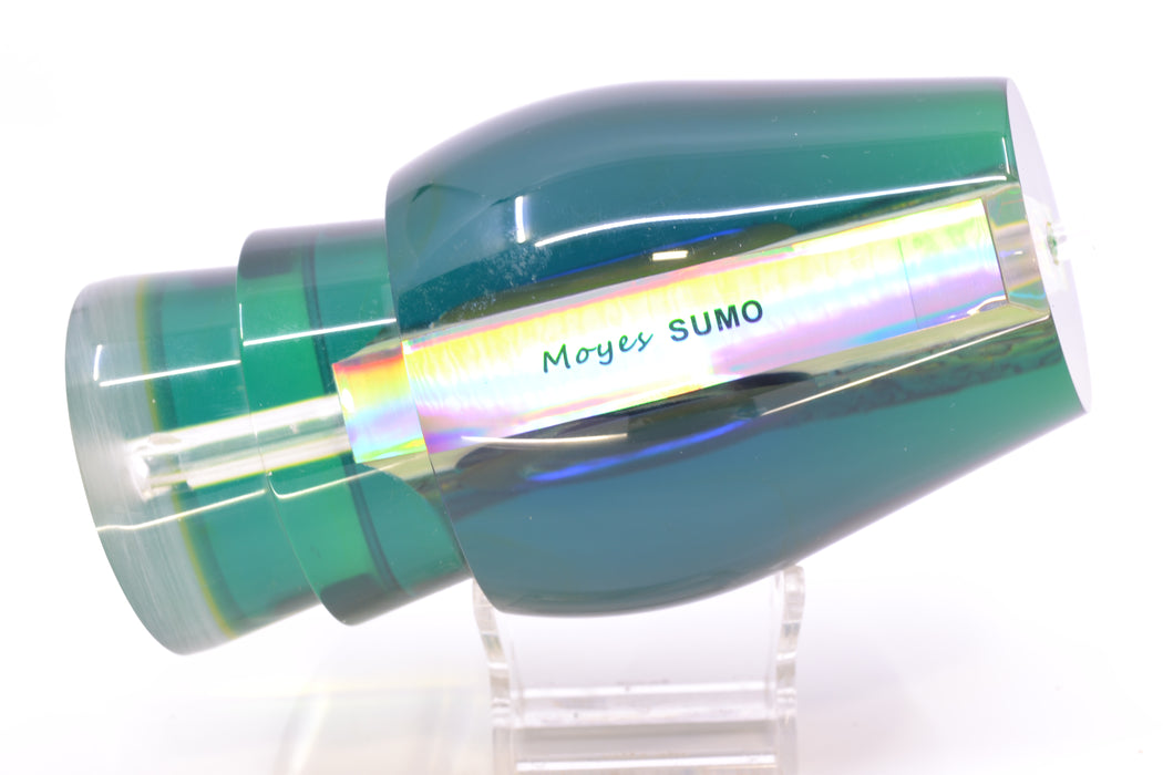 Moyes Lures Yellowfin Paua-MOP Blue-Yellow Back Taxi Eyes Sumo Teaser 22oz GZE